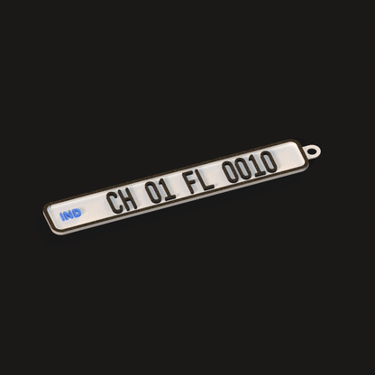 Number Plate Keychain