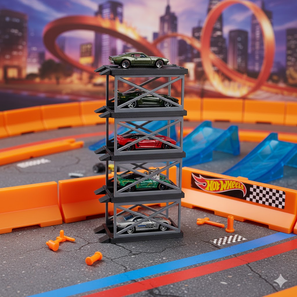 HOT WHEELS RACK| GARAGE RACK X