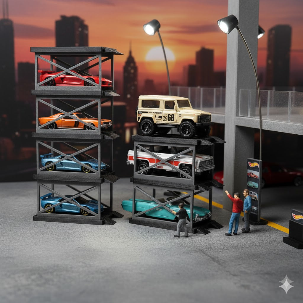 HOT WHEELS RACK| GARAGE RACK X