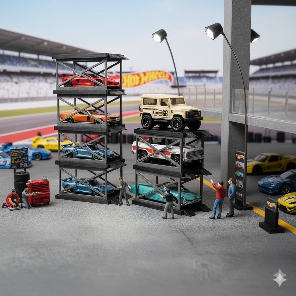 HOT WHEELS RACK| GARAGE RACK X